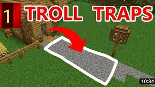 Best trap to troll your minecraft friends / Minecraft | Soniji Gamer
