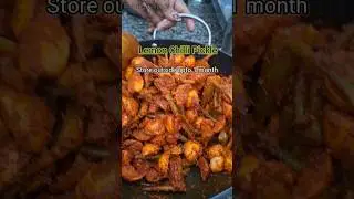Chilli and Lemon pickle easy and simple🍋🌶️ ...#viral #shorts #trending