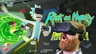 РИК И МОРТИ VR (18+) - Прохождение на русском (1) Починка компьютера