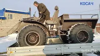Погрузка и отправка на север ХМАО