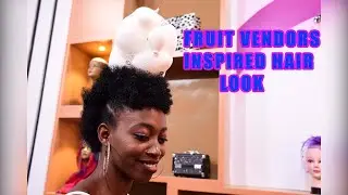 FRUIT VENDORS INSPIRED HAIR LOOK | BALLOON HAIR ACCESSORY  | AVANT GARDE BY JEFF | BEAUTY BOOTH
