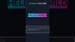 Gradient Text css 