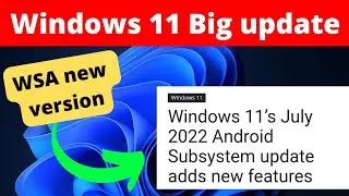 windows 11 new update || windows 11 new features