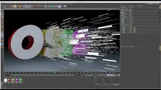 Text Explode Text Transition Using PolyFx with Random Effector In Cinema 4D Tutorial