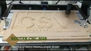 CNC3018 Pro |Letreros Personalizados en MDF  | 2020