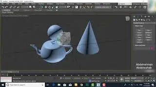 المحاضره (2)  3d max 2020 - اوامر (move , rotate, scale, placement,select, axis, steeringwheels )