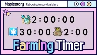 [Maplestory] Meso Farming Timer / 30-min EXP Coupon