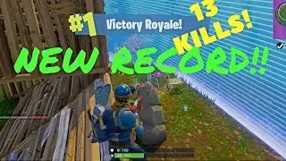 MY NEW SOLO RECORD! Fortnite: Battle Royal!
