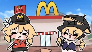 Ordinary Day at Teyvat Mcdonald's | GENSHIN IMPACT