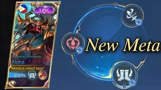 New Meta Alpha | Solo Ranked Game | Best Alpha Build and Emblem 2023