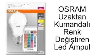 OSRAM Renk Değiştiren Kumandalı Led Ampul