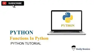 Functions In Python | Predefined And User Defined Functions In Python