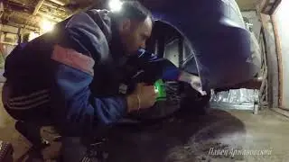 Установка  подкрылок  мазда 3. защита арок
