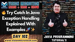🔥 Try Catch In Java | Exception Handling Explained With Examples 🚀 ✨