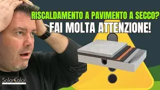 3 ERRORI (+1) che devi ASSOLUTAMENTE EVITARE con il Riscaldamento a Pavimento a Secco