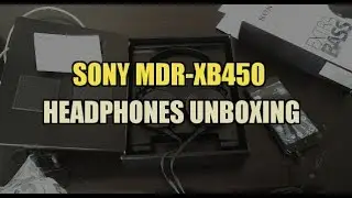 SONY XB450 Extra Bass Headphones Unboxing 🔥