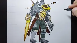 how to draw sinister clockman titan in skibidi toilet multiverse 041