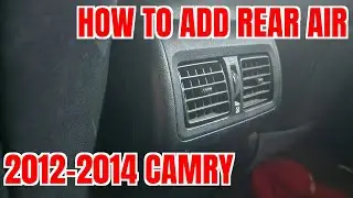Adding rear air to a 2012-2014 7th Gen Camry