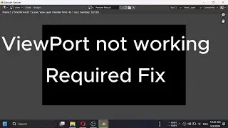 Amd ProRender is BlackScreen (Viewport not working)