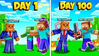 I Survived 100 Days In A Minecraft Invasion