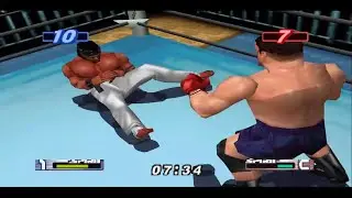 Mike Barton vs. Willie Williams - Shoot-Style (Virtual Pro Wrestling 2 N64)