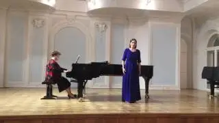 Римский-Корсаков "Сон в летнюю ночь" Мария Загоринская (сопрано) Юлия Никитина (фортепиано)