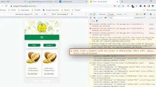 DOM Found 2 elements with non unique id