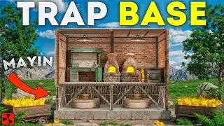 BUGLU TRAP BASE YAPTIK!! TUZAĞA DÜŞENLER BİZİ RAİDLEMEYE ÇALIŞTI | Rust Türkçe 