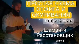 Простейшая схема отжига и окуривания негатива. На фигурках. #дмитрийяр #расстановки #магия