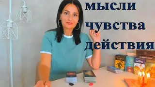 МЫСЛИ 😎ЧУВСТВА💝 ДЕЙСТВИЯ💐 МУЖЧИНЫ🤗 КАРТЫ Таро/онлайн расклад