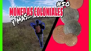 encontramos MONEDAS y Botones coloniales, 🎩