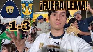 ¡FUERA LEMA! Reacción Pumas vs Tigres (1-3) Jornada 6 Liga MX