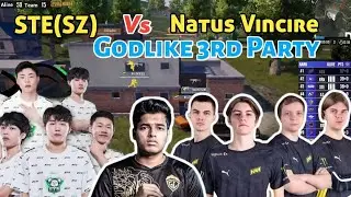 STE(SZ) Vs Navi Fight in PMGC • Godlike 3rd Party | PMGC Finals | Godlike Vs STE | 4AM Suk