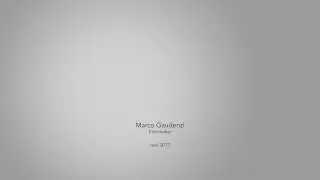 Marco Gaudenzi filmmaker - showreel 2017