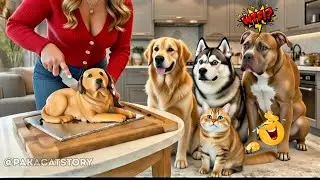 Dog and Cat Reaction to Cutting Cake 🤣 | Funny Pet Cake Reaction Compilation Part 2