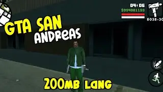 GTA SAN ANDREAS OFFLINE!!! | 200MB LANG!!!