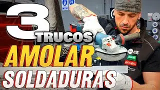 Cómo DESBASTAR y LIJAR SOLDADURAS. Trucos!