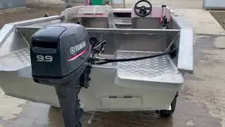 YAMAHA 9 9GMHS установка под дистанцию на лодку Бестер 390