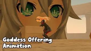 Goddess Offering Animation [ Giantess Vore Animation ]