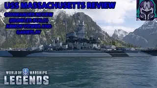 USS Massachusetts is Entertaining | World of Warships Legends