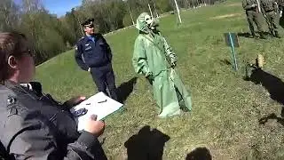 Girls gas mask hazmat
