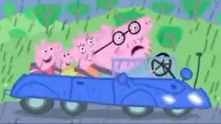 ПАПА СВИН ПОЛОМАЛ МАШИНУ 😢😢😢