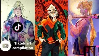 Amazing tiktok art and special Bakugo fan art. Tik tok artists are awesome.