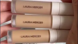 Trying Laura Mercier NEW Real Flawless Weightless Perfecting Concealers