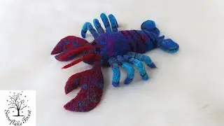 NEEDLE FELTING Lobster Time Lapse