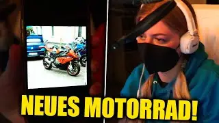 Knatternatter zeigt ihr neues Motorrad😱