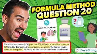 Walkthrough a Formula Method Practice Question - Question #20
