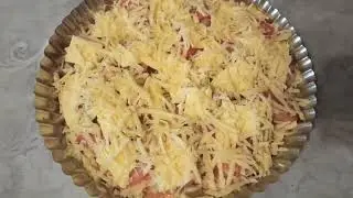Пицца для ленивых. Быстро и вкусно.🍕