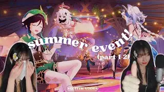 Glittr Starts Genshin's Most Fun Summer Event and Cries Already! (Parts 1-2) | Genshin Impact 