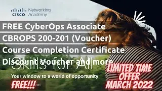 Discount Voucher: CyberOps Associate | CBROPS 200-201 | Cyber Secuirty